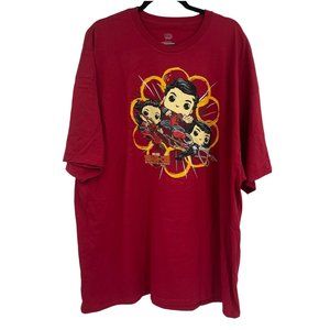 Pop Marvel Shang Chi Tee 3XL Red Basic